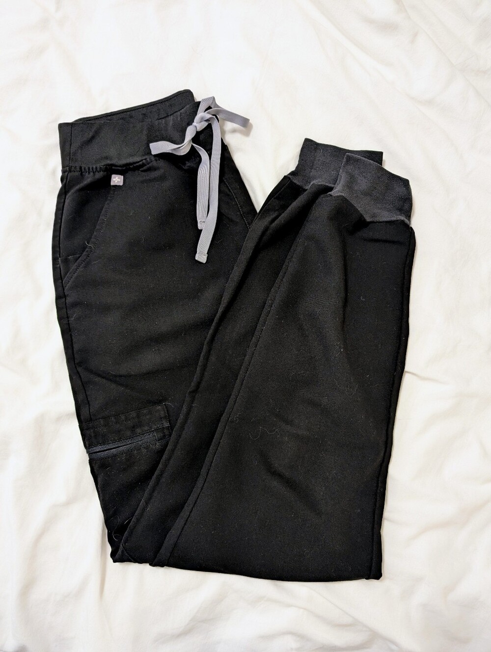 Figs High Waisted Zamora Jogger | Black, Small Tall
